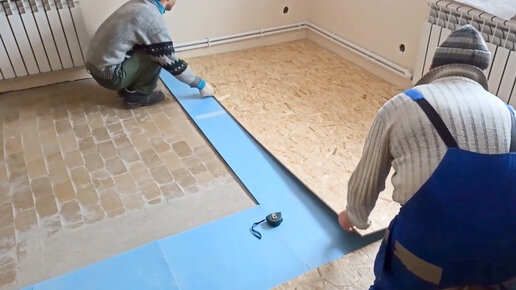 Как укладывать линолеум на ОСБ-плиты?