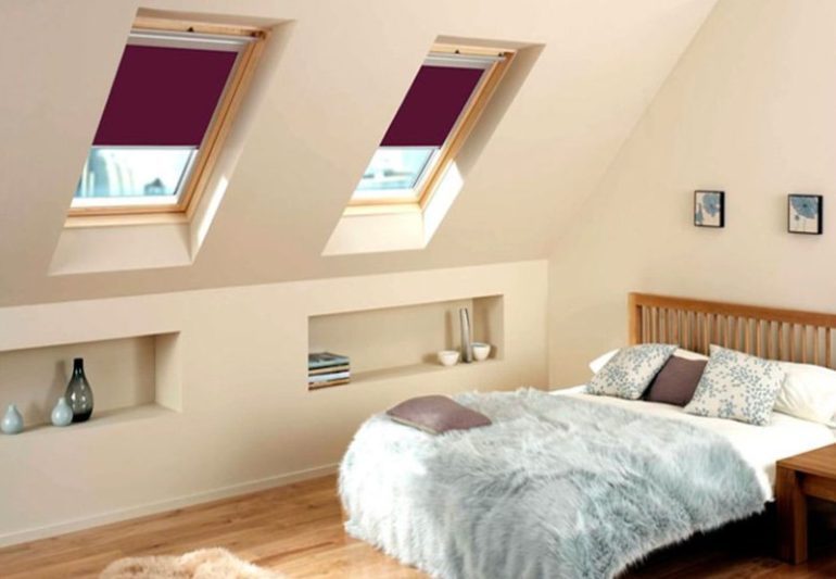 Мансардные рулонные шторы: функциональность и стиль под крышей