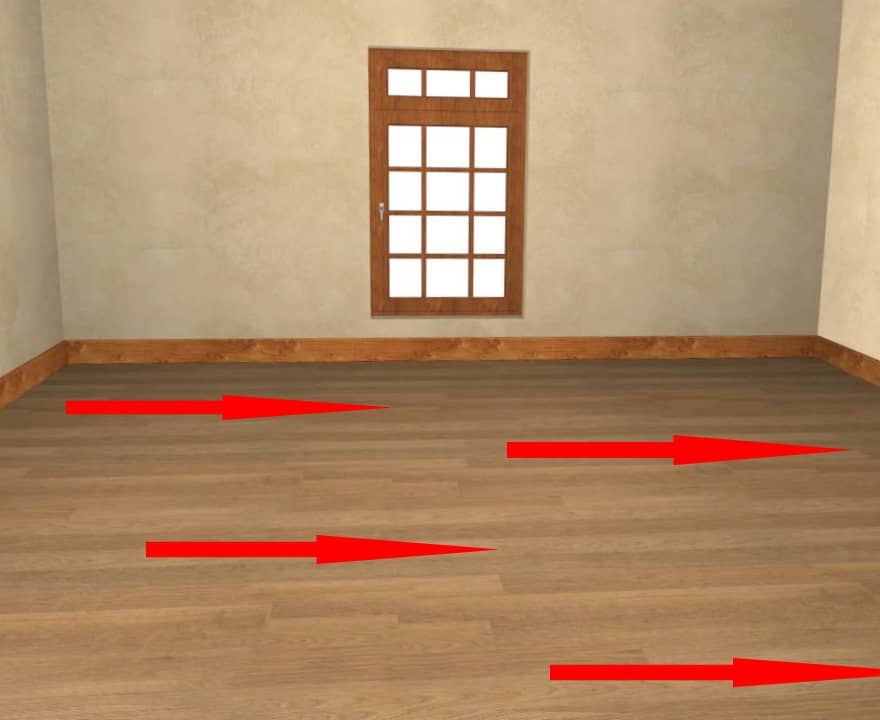 Как класть ламинат вдоль или поперек – выбор способа укладки