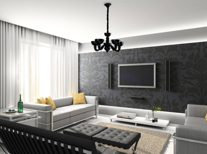 Мой опыт дизайна современного зала от идеи до воплощения