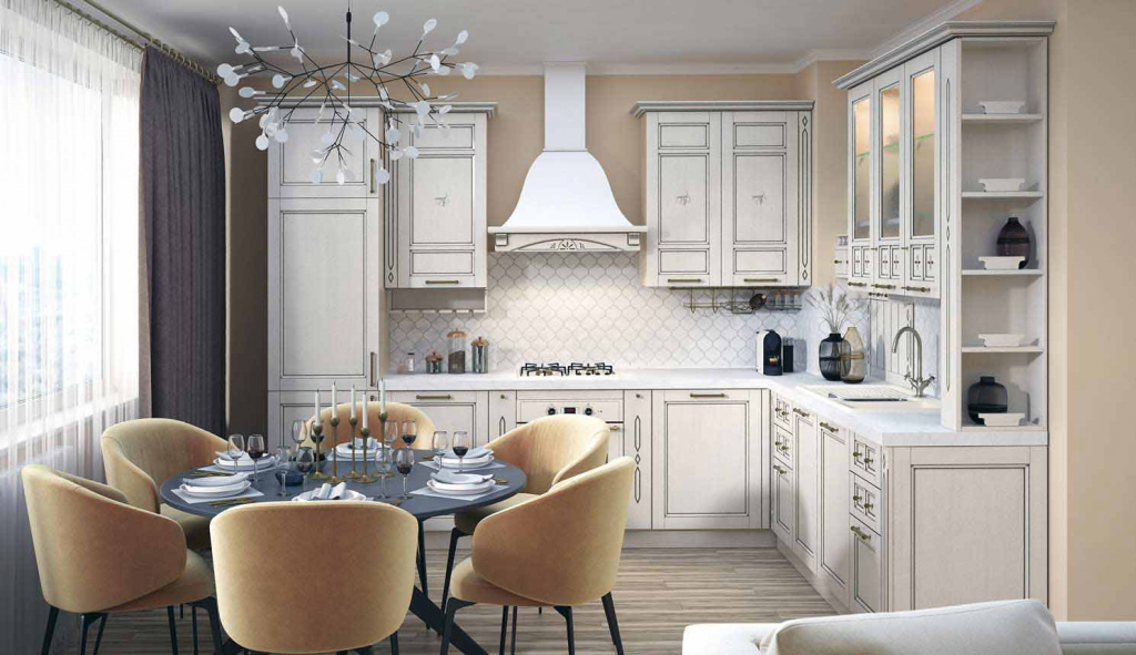 Мой опыт создания светлой кухни в классическом стиле