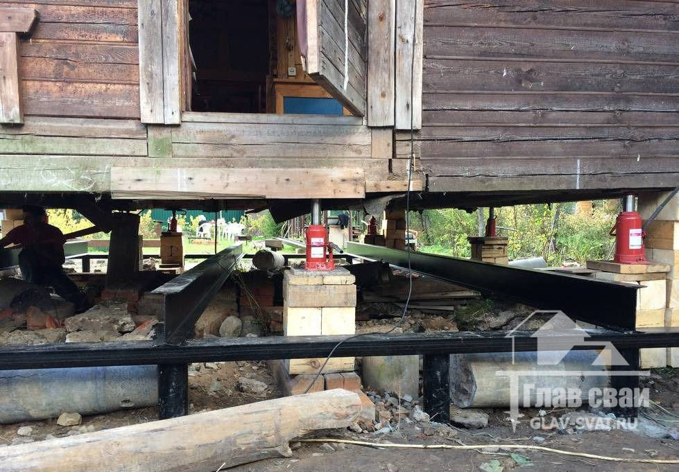 Поднимем дом на фундамент цена вопроса