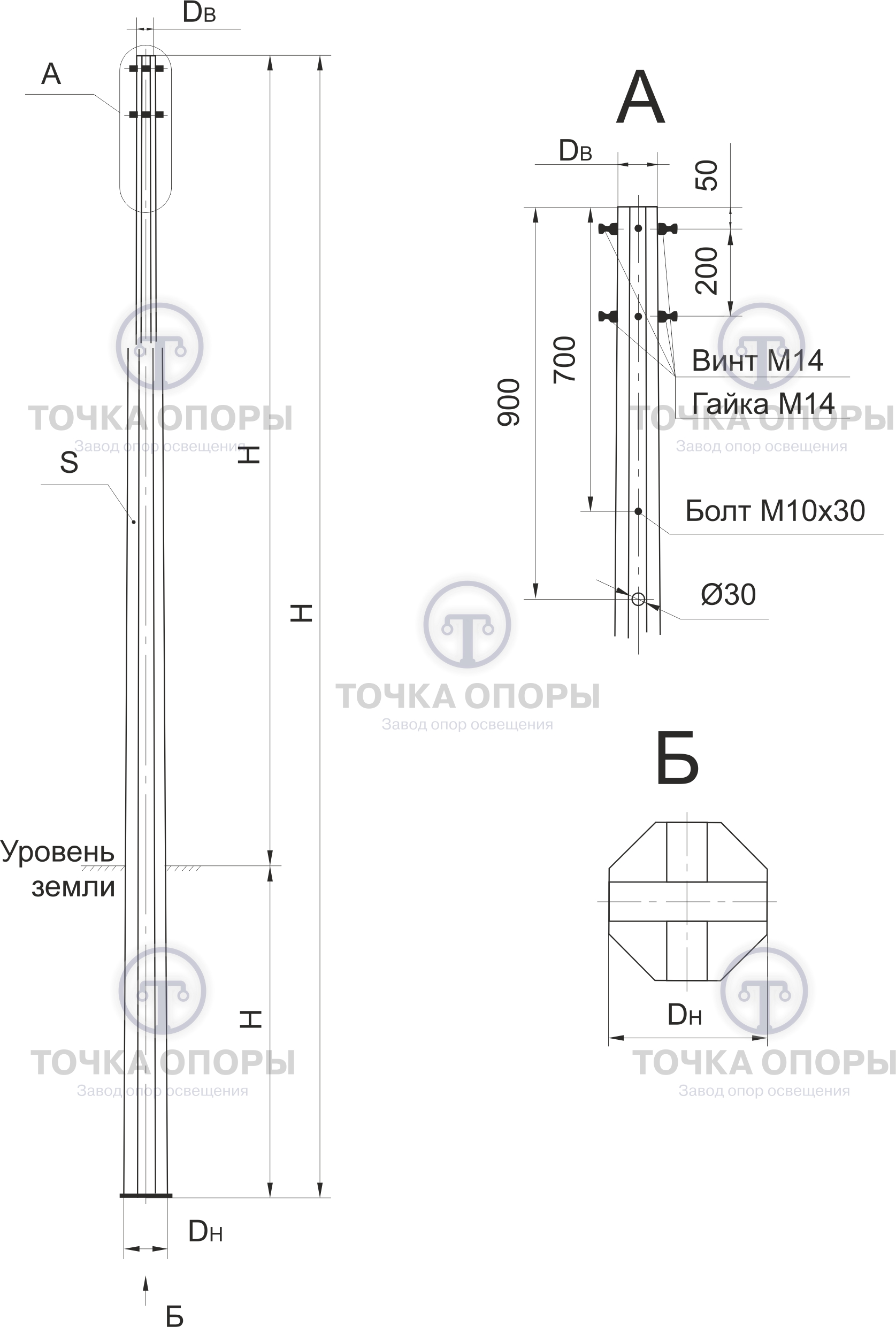 Правила монтажа фонарных столбов и металлических опор для освещения