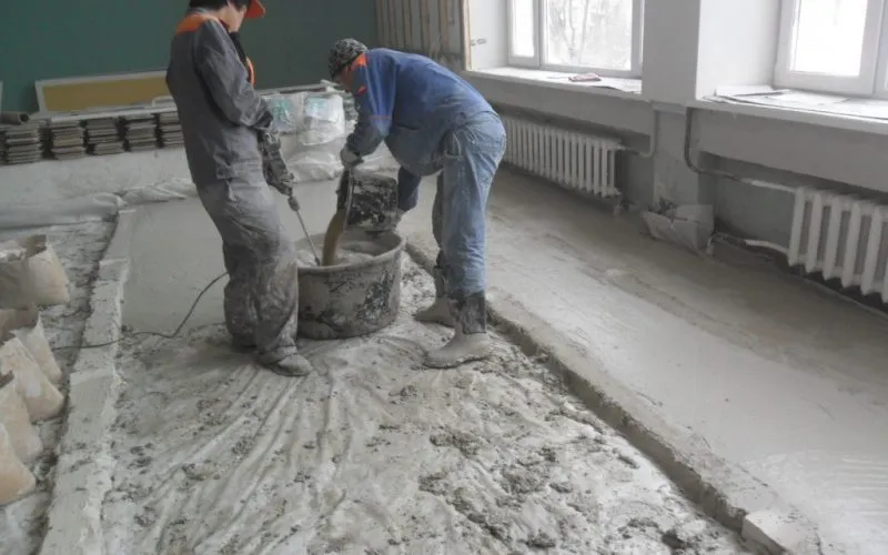 Раствор для стяжки пола: как приготовить состав своими руками