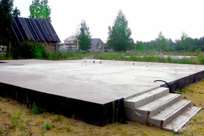 Сколько стоит фундамент для дома 10х10?