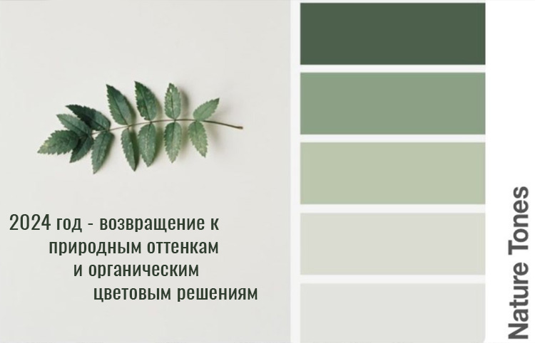 Выбор оттенков зеленого для кухни