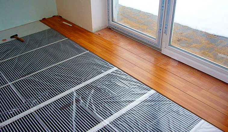 Инфракрасный теплый пол под различные напольные покрытия