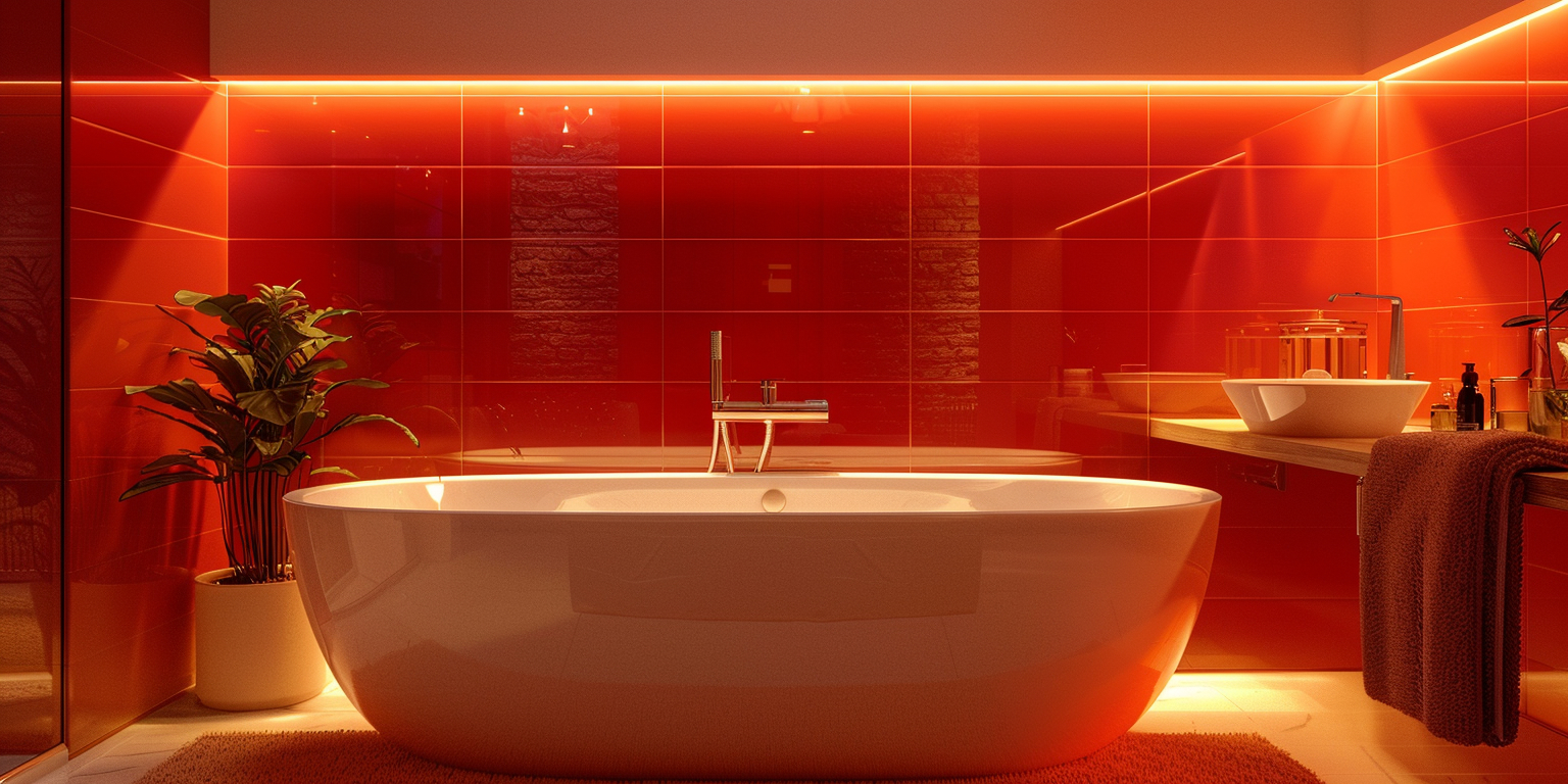 Коралловый цвет в ванной комнате: создаем атмосферу тепла и уюта