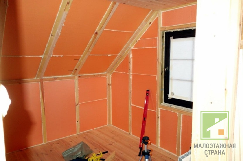Утепление пеноплексом внутри деревянного дома: преимущества и особенности монтажа