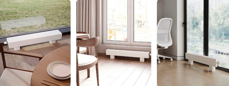 Конвектор КЗТО под панорамные окна: как решить проблему холодных стекол